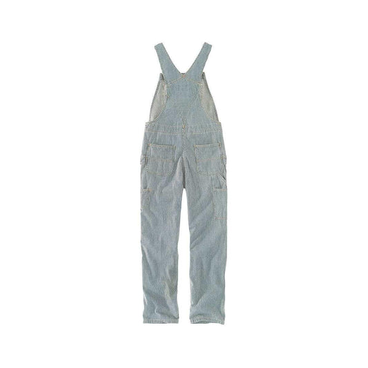 Carhartt Women's Railroad Stripe Denim Bib Overalls Railroadstripe