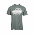 Green Street Asheville Silo Map Jeep Short Sleeve T-Shirt Ivy