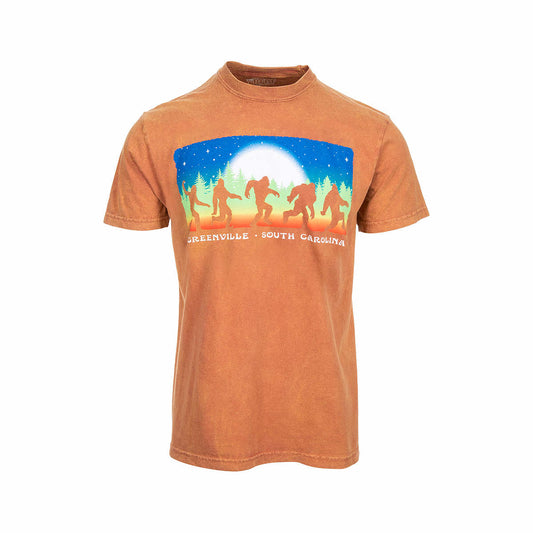 Green Street Greenville Dancing Squatch Short Sleeve T-Shirt Cs Copper