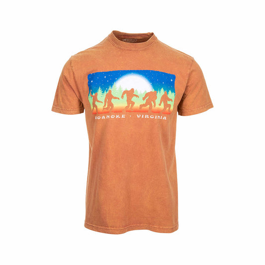 Green Street Roanoke Dancing Squatch Short Sleeve T-Shirt Cs Copper