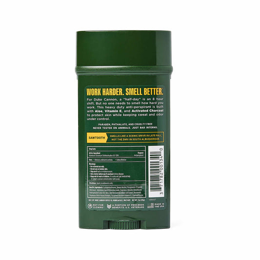 Duke Cannon Sawtooth Aluminum Free Deodorant