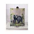 Duke Imports Bear Family Faux Fur Blanket