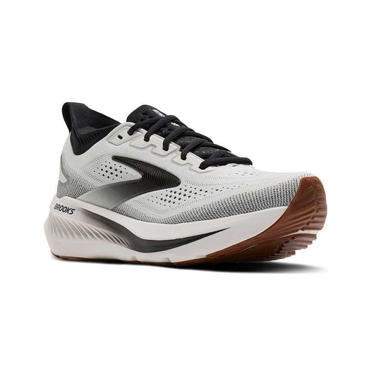 Brooks Men's Glycerin 23 Shoes White Black Biscuit