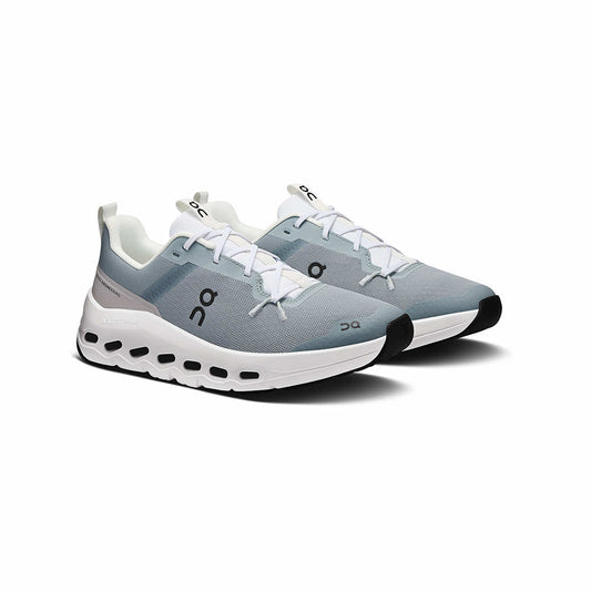 On Youth Cloudleap Running Shoes Glacier White