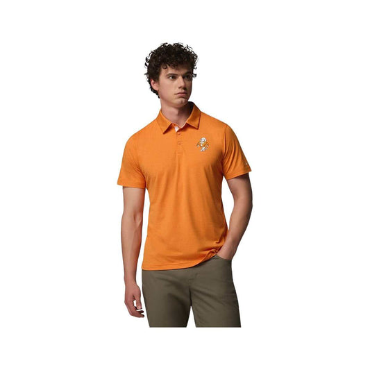 Columbia Men's University of Tennessee Short Sleeve Tech Trail Polo Shirt Solarize Heather