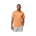 Columbia Men's University of Tennessee Super Terminal Tackle Short Sleeve Polo Shirt Solarize Heather