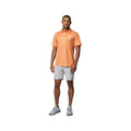 Columbia Men's University of Tennessee Super Terminal Tackle Short Sleeve Polo Shirt  Solarize Heather
