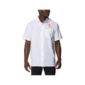 Columbia Men's University of Tennessee PFG Slack Tide Camp Short Sleeve Shirt White