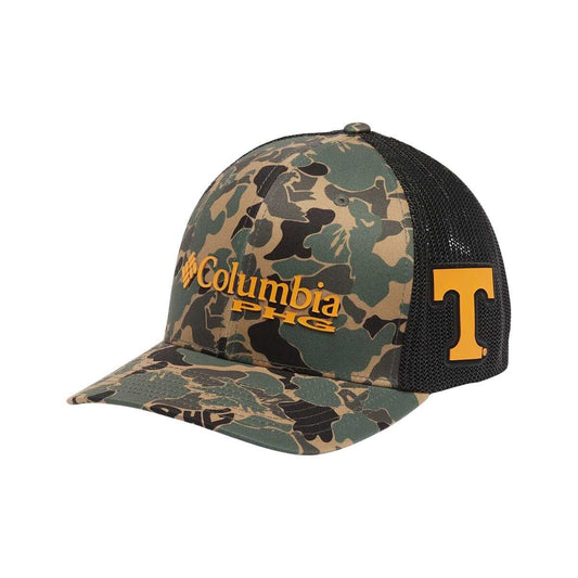 Columbia University of Tennessee PHG Mesh Camo Cap Sahara Duck Camo