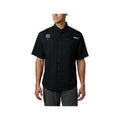 Columbia Men's University of South Carolina PFG Tamiami Short Sleeve Shirt Black