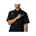 Columbia Men's University of South Carolina PFG Tamiami Short Sleeve Shirt  Black