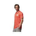 Columbia Men's Clemson Super Terminal Tackle Short Sleeve Polo Shirt  Spark Orange