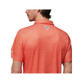 Columbia Men's Clemson Super Terminal Tackle Short Sleeve Polo Shirt  Spark Orange