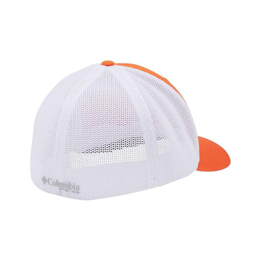 Columbia Clemson PFG Mesh Fish Flag Cap  Spark Orange