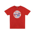 Bazooka Bubble Gum Baseball Short Sleeve T-Shirt Htr Red