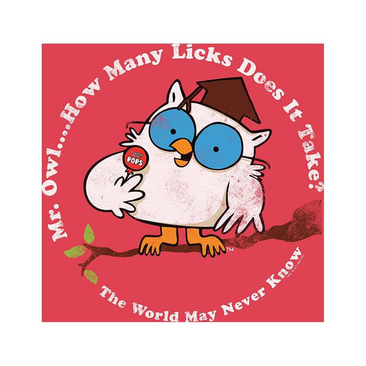 Tootsie Roll Pop Owl Short Sleeve T-Shirt Htr Red