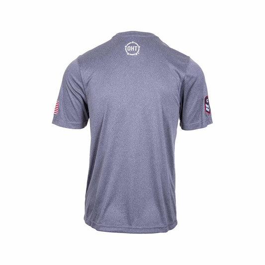 Colosseum Men's University of South Carolina Short Sleeve Blade T-Shirt Charcoal Heather