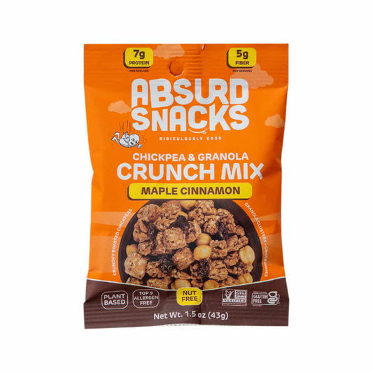 Absurd Snacks Maple Cinnamon Chickpea & Granola Crunch Mix