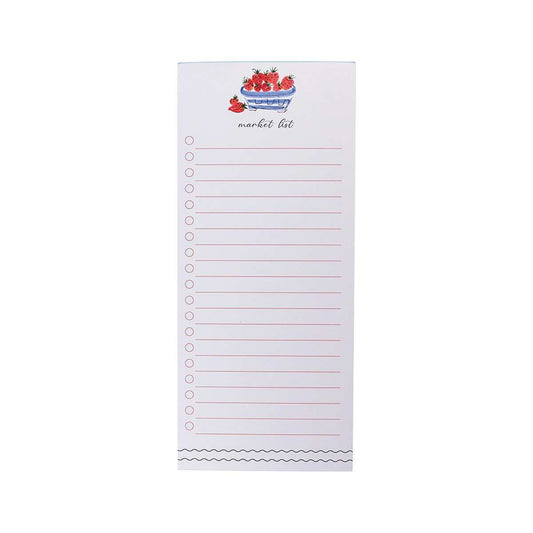 Graphique Strawberry Market List Magnetic Notepad