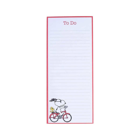 Graphique Peanuts Bike Magnetic Notepad