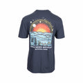 Hintz Mast General Store Mystic Rays Great Smoky Mountains National Park Short Sleeve T-Shirt Charcoal
