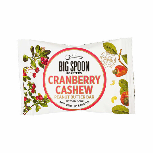 Big Spoon Roasters Cranberry Cashew Peanut Butter Bar