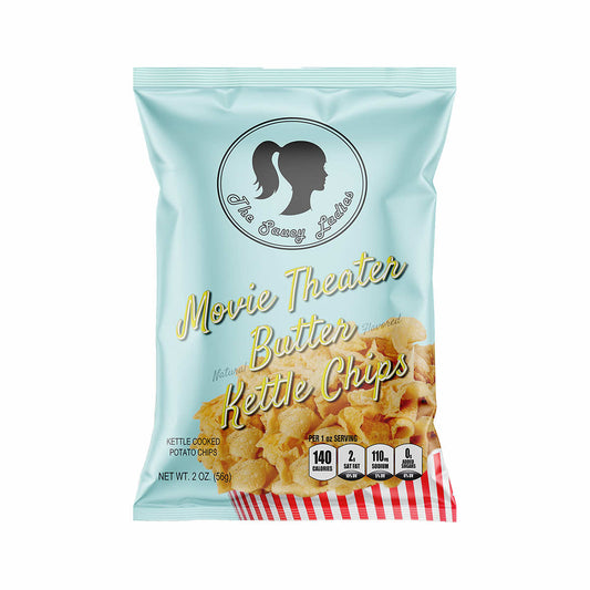 Saucy Ladies Movie Theater Butter Kettle Chips - 2 Ounces