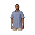 Columbia Men’s PFG Slack Tide Short Sleeve Camp Shirt New Moon