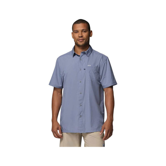 Columbia Men’s PFG Slack Tide Short Sleeve Camp Shirt New Moon