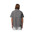 Columbia Men’s PFG Slack Tide Short Sleeve Camp Shirt  City Grey
