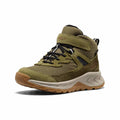 KEEN Kids' Hightrail Waterproof Mid Hiking Boots  Dkolive Martini