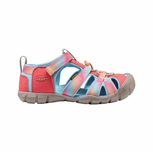 Color swatch for KEEN Youth Seacamp II CNX Sandals in Pink Lemonade