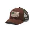 Columbia PHG Dog Flag Mesh Snapback Hat  Tobacco
