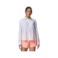 Columbia Women's PFG Castback Woven Long Sleeve Shirt White