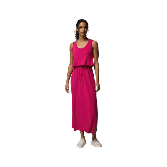 Columbia Women's PFG Freezer Sleeveless Maxi Dress Guava Pink