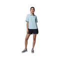 Columbia Women's PFG Castback Woven Short Sleeve Shirt  Marine Light