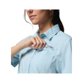Columbia Women's PFG Castback Woven Short Sleeve Shirt  Marine Light