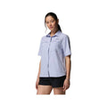 Columbia Women's PFG Castback Woven Short Sleeve Shirt  Twilight