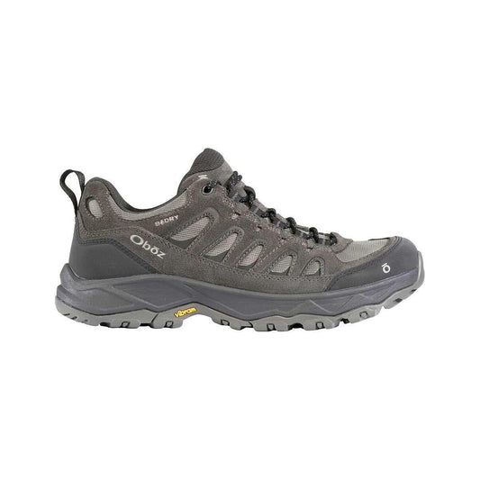 Color swatch for Oboz Men's Sawtooth Ascent Low Waterproof Shoes in Charcoal