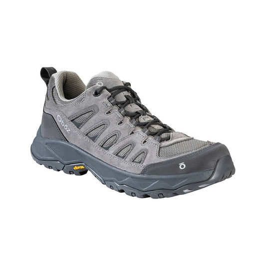 Oboz Men's Sawtooth Ascent Low Shoes - Wide Hazy Gray