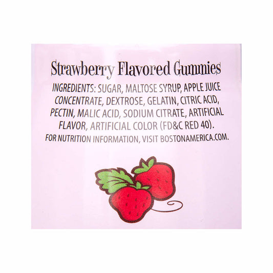 Boston America Strawberry Shortcake Berry Sweet Sugared Gummies Candy