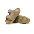 Birkenstock Men's Arizona Suede Leather Sandals  Fadedkhaki