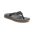 Chaco Women's Lowdown Leather Flip Flops Black