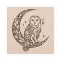 Life is Good Women's Florowl Moon Short Sleeve Crusher T-Shirt  Birch White