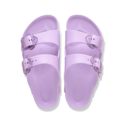 Birkenstock Kids Arizona Flower Buckle EVA Sandals Crocus