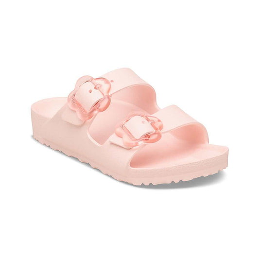 Birkenstock Kids Arizona Flower Buckle EVA Sandals Light Rose
