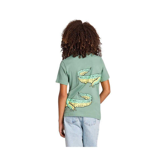 Color swatch for Life is Good Kids' Fierce Alligator Short Sleeve Crusher T-Shirt in Granite Green