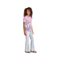 Life is Good Kids' Unicorn and Flowers Short Sleeve Crusher T-Shirt  Violet Purple