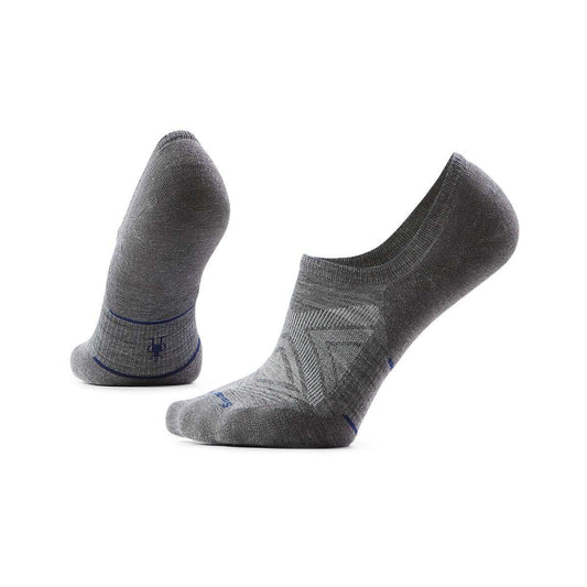 Smartwool Men's Run No Show Socks Medium Gray