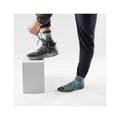 Smartwool Men's Hike Bear Stripe Mid Crew Socks  Twilight Blue